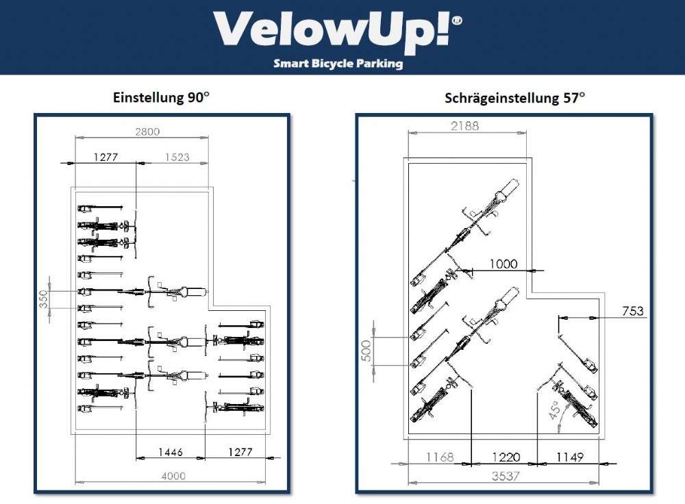 Fahrradhalter LIFT VelowUp!® - Wandmontage Fahrradhalter LIFT VelowUp!® - Wandmontage