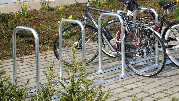 Fahrrad Anlehnsystem TRACK 32 1700mmFahrradständerfür Außen4 Plätze 