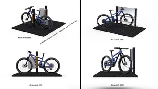 Bild von Fahrradparksystem Pedalpoint LEAN S